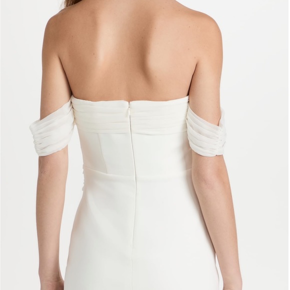 Likely Paz white Dress Shopbop Size 4 Bridal Bachelorette REVOLVE - Picture 2 of 5